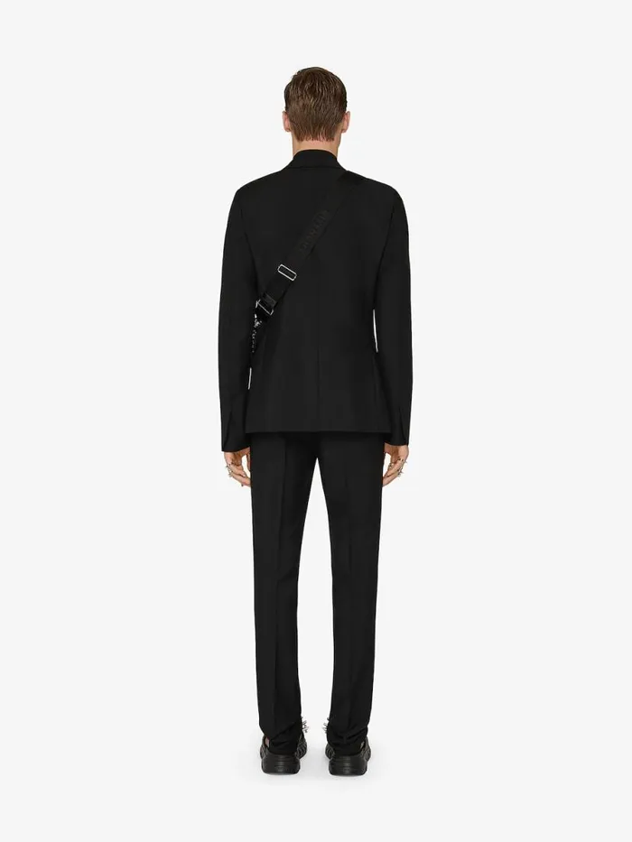 Shirt In Poplin With Collar Details Black Men Givenchy Shirts