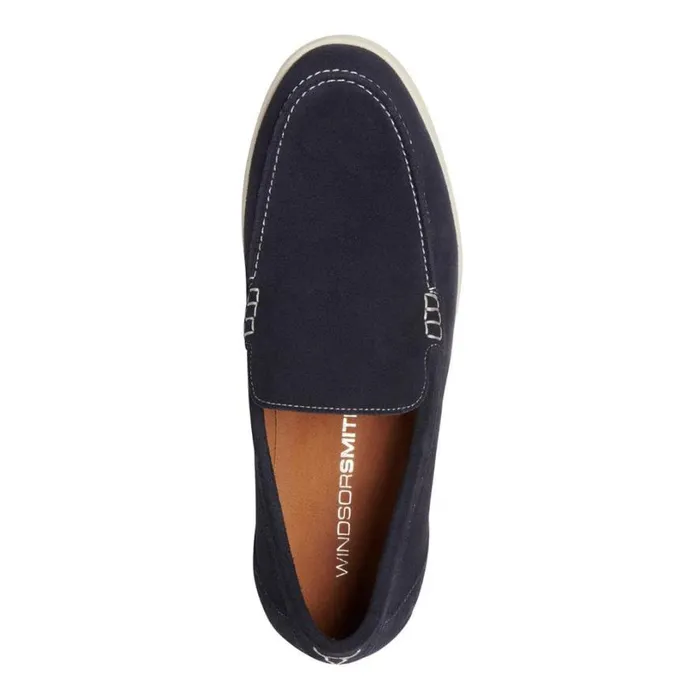 Shoes Men Windsor Smith ROCCO NAVY SUEDE LOAFERS Shoes Men Windsor Smith ROCCO NAVY SUEDE LOAFERS
