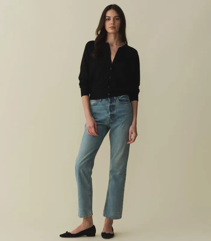 Shop CELINE CARDIGAN Dark Navy DEN Knitwear