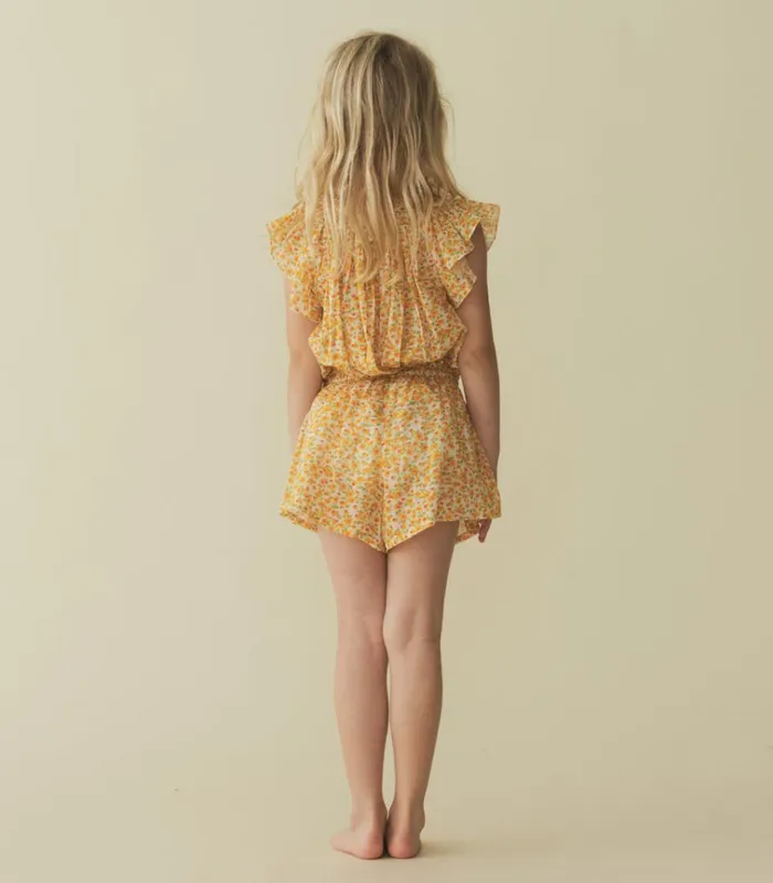 Shop ECHO SHORT Clementine Daisy Fields DEN Kids
