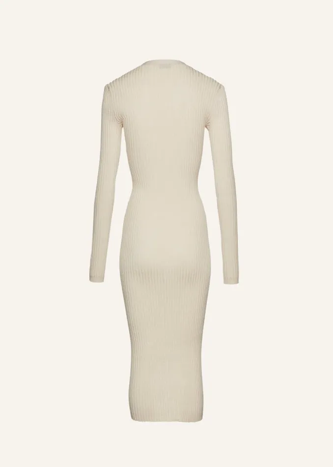 Shop Magda Butrym Dresses Crochet Bra Cardigan Dress In Cream Shop Magda Butrym Dresses Crochet Bra Cardigan Dress In Cream