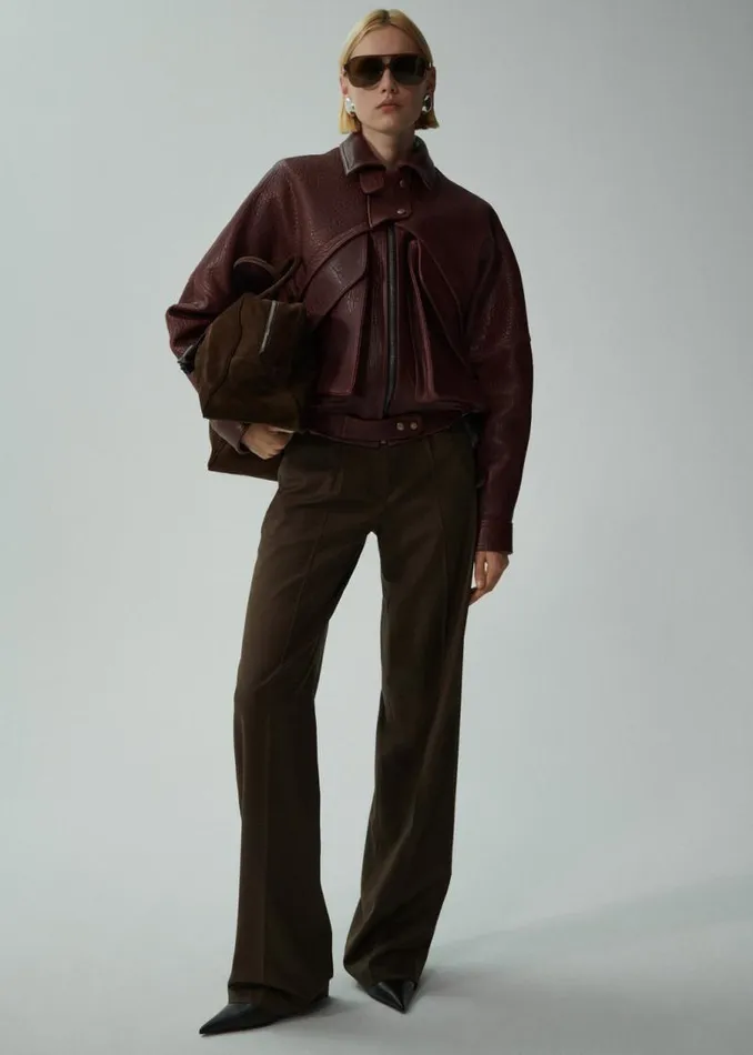 Shop Magda Butrym Tailoring And Suits Wide Leg Tailored Wool Pants In Brown Shop Magda Butrym Tailoring And Suits Wide Leg Tailored Wool Pants In Brown