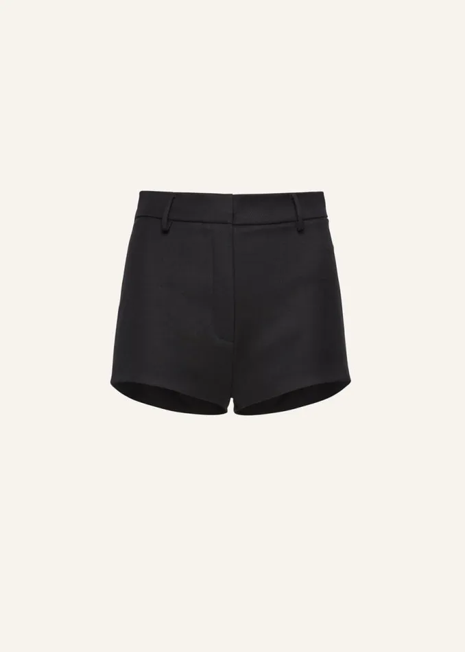 Shop Magda Butrym Tailoring And Suits Wool Hot Shorts In Black