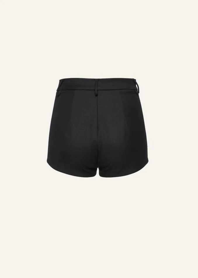 Shop Magda Butrym Tailoring And Suits Wool Hot Shorts In Black Shop Magda Butrym Tailoring And Suits Wool Hot Shorts In Black