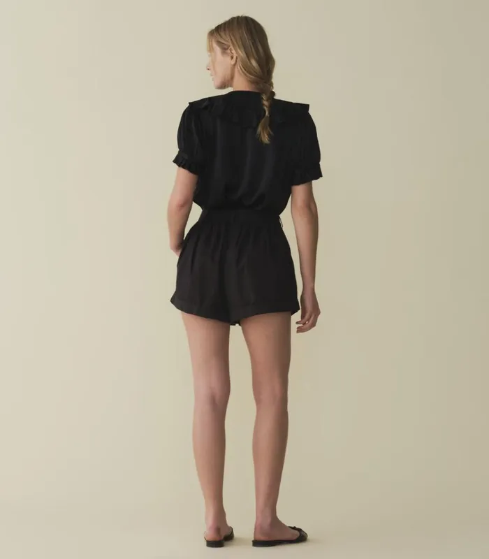 Shop PAIGE SHORT Black DEN Pants and Shorts