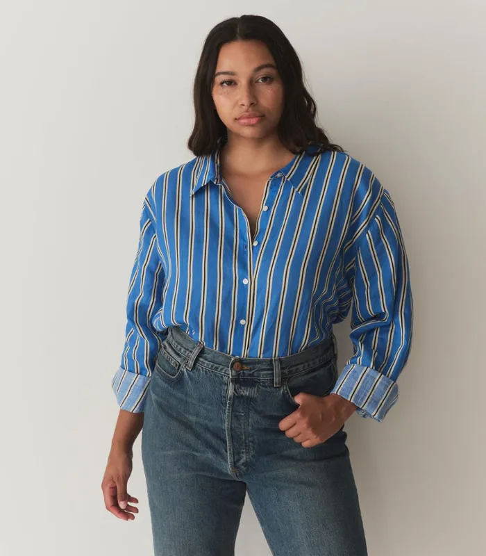 Shop REMIS TOP Bleu Monaco Stripe DEN Tops