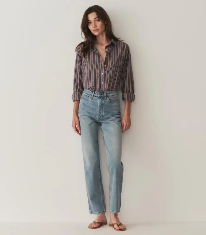 Shop REMIS TOP San Marino Stripe DEN Tops