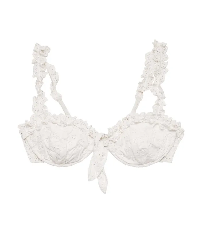 Shop SEASIDE BIKINI TOP Salt DEN Swimwear