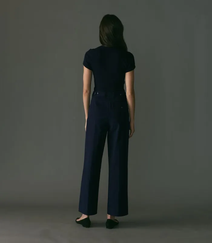 Shop SOLENE PANT Navy DEN Pants and Shorts