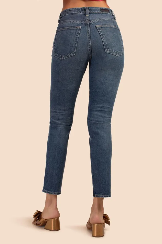 SHOP Trina Turk ALL BOTTOMS AG VINTAGE WASH ALEXXIS SLIMSTRAIGHT ANKLE JEAN