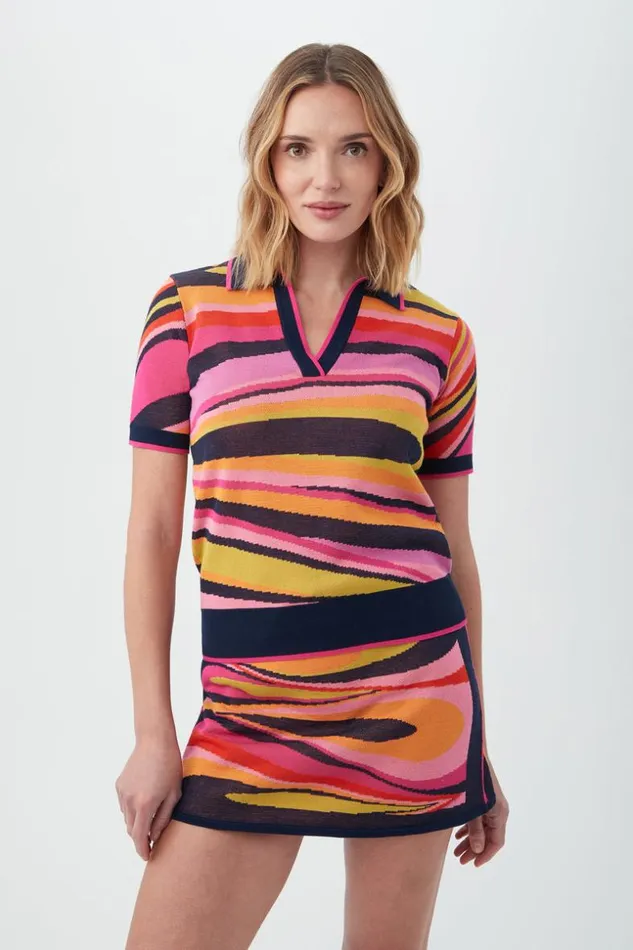 SHOP Trina Turk ALL TOPS LA JOLLA SHORT SLEEVE POLO