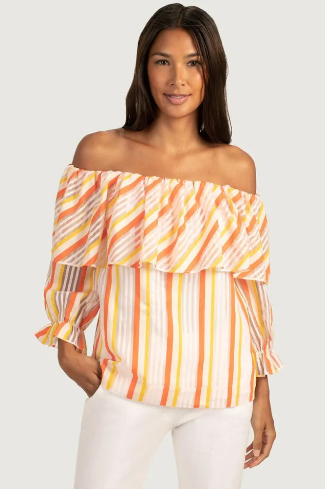 SHOP Trina Turk ALL TOPS SOLACE TOP