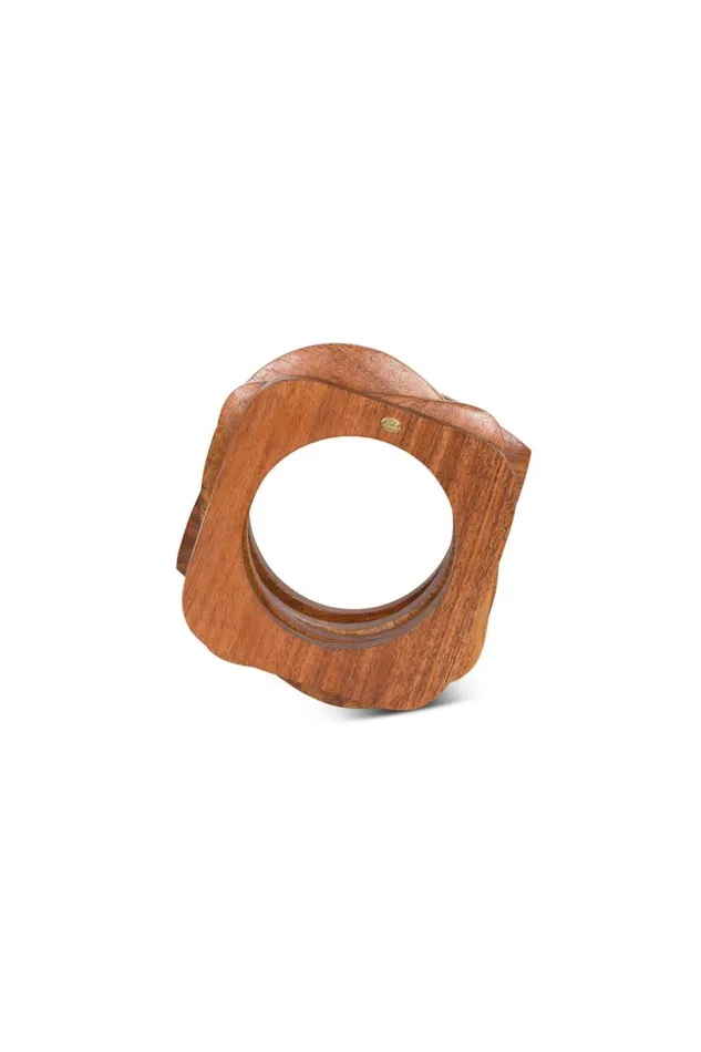 SHOP Trina Turk JEWELRY KJL GEOMETRIC WOOD BANGLES SET