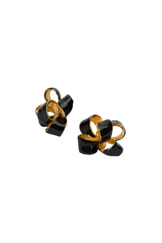 SHOP Trina Turk JEWELRY KJL LARGE BOW ENAMEL EARRING