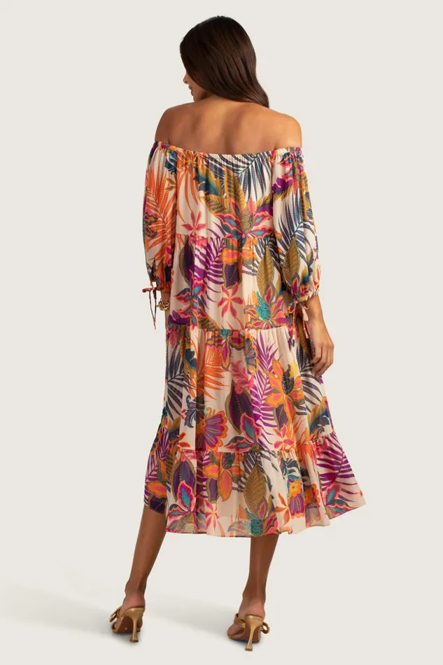 SHOP Trina Turk MIDI DRESSES CATTLEYA DRESS