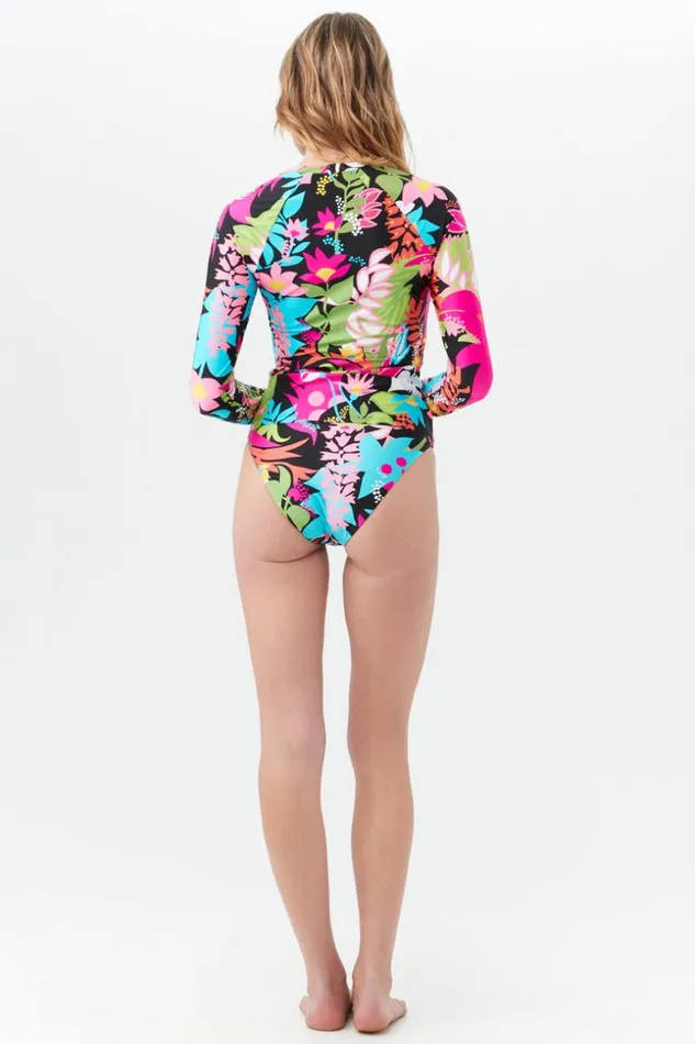SHOP Trina Turk SWIM COVER UPS WOMEN039S TIKI LONG SLEEVE CREWNECK SWIM TEE