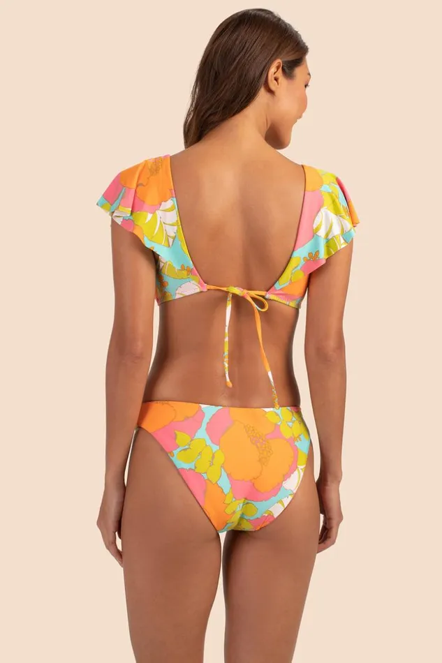 SHOP Trina Turk SWIM TOPS PLAYA DE FLOR FLUTTER SLEEVE SWIM TOP