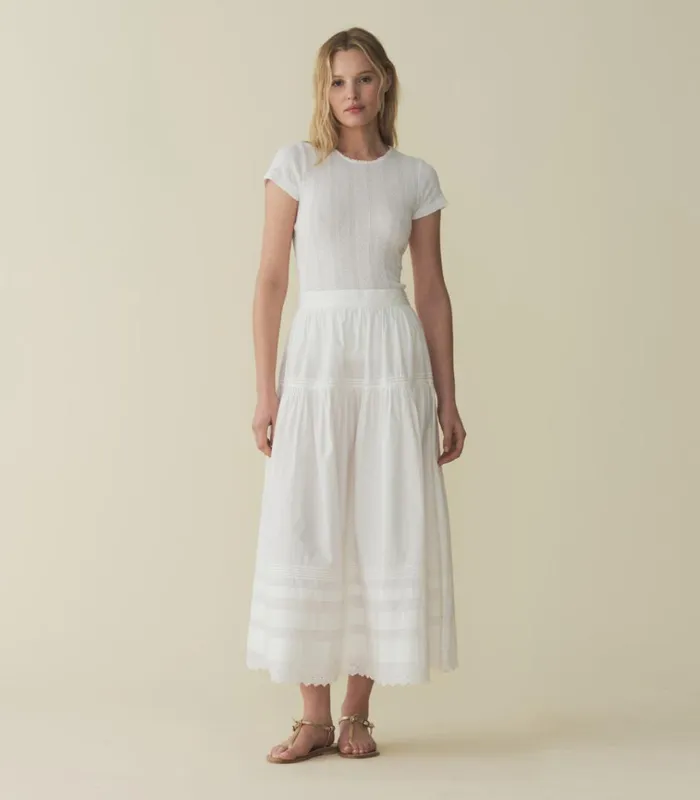 Shop VIVI TEE Salt Quelle Jolie Pointelle DEN Tees