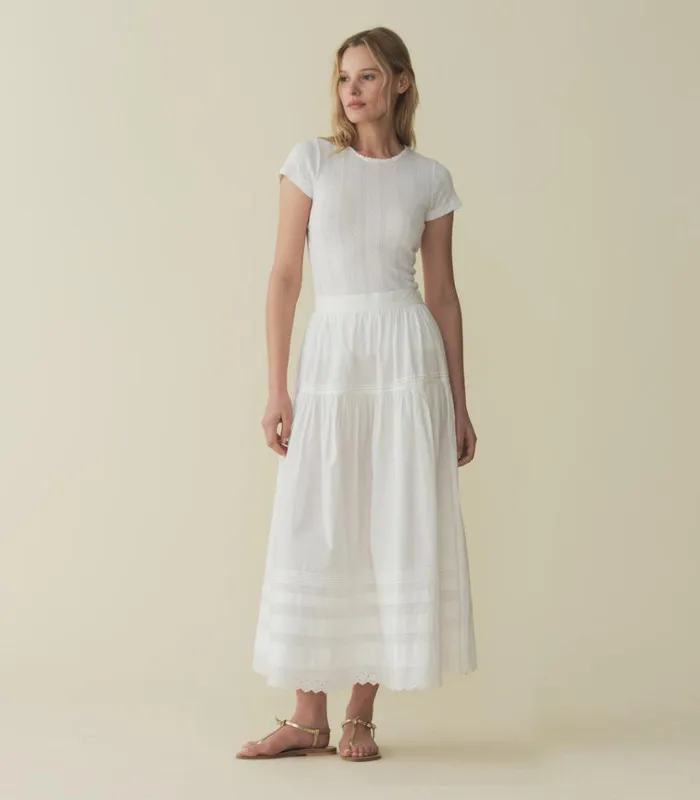 Shop VIVI TEE Salt Quelle Jolie Pointelle DEN Tees