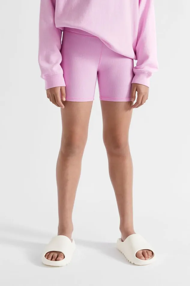 Shorts Teen Girl Seed Heritage Core Rib Bike Short Soft Orchid