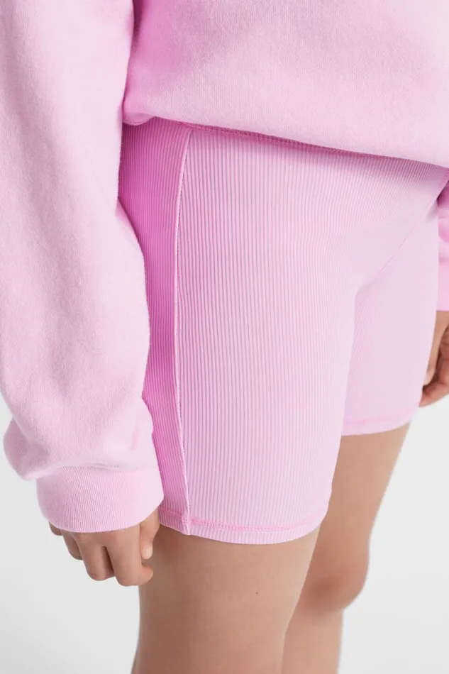 Shorts Teen Girl Seed Heritage Core Rib Bike Short Soft Orchid