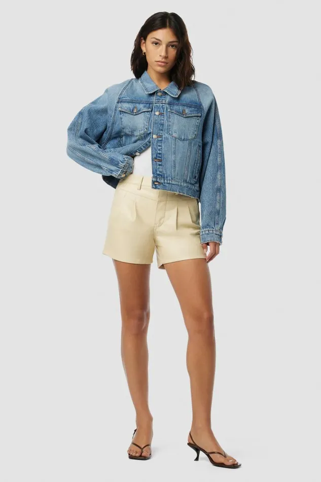 Shorts Women Hudson Jeans Front Yoke Pleated Short Moth Shorts Women Hudson Jeans Front Yoke Pleated Short Moth