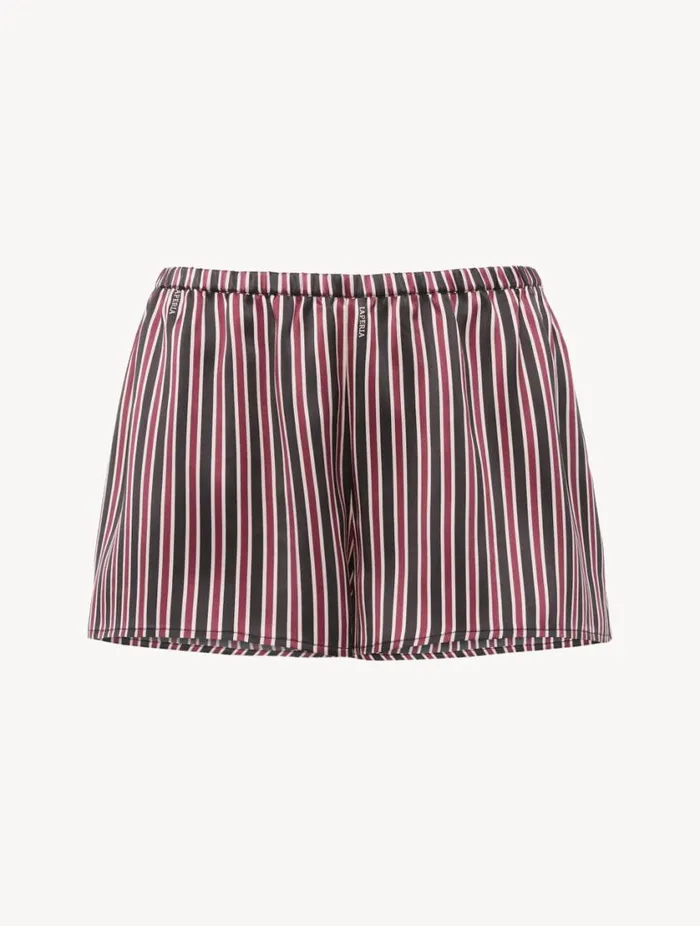 Silk Striped Sleep Shorts Sleepwear La Perla Pajamas