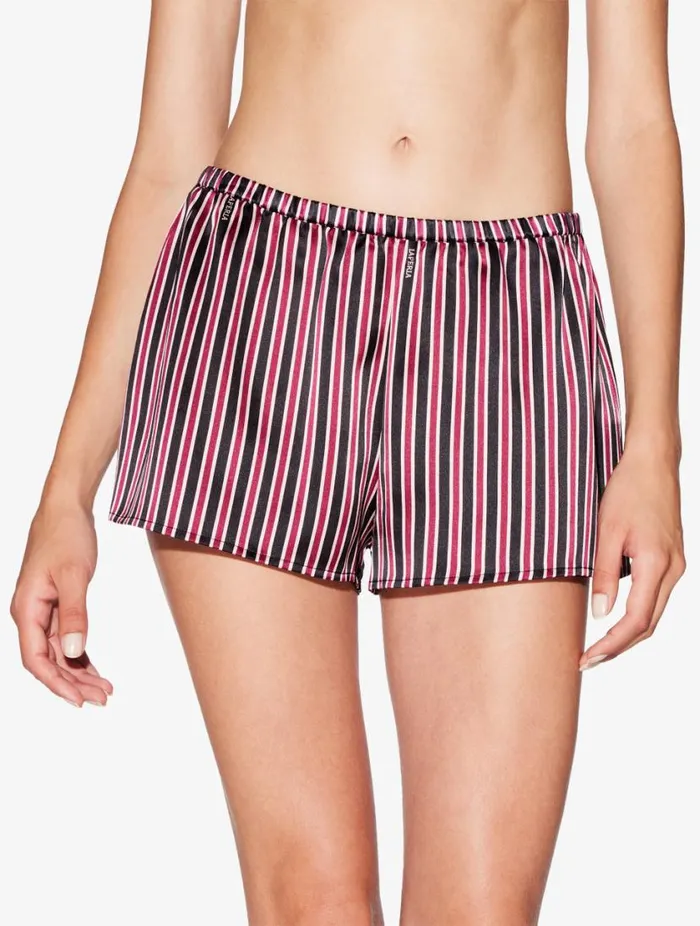 Silk Striped Sleep Shorts Sleepwear La Perla Pajamas