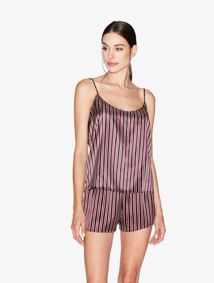 Silk Striped Sleep Shorts Sleepwear La Perla Pajamas