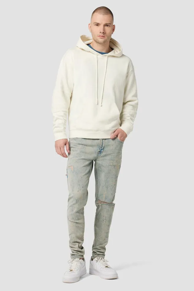 Skinny Men Hudson Jeans Zack Side Zip Skinny Jean Stripped Paint Skinny Men Hudson Jeans Zack Side Zip Skinny Jean Stripped Paint