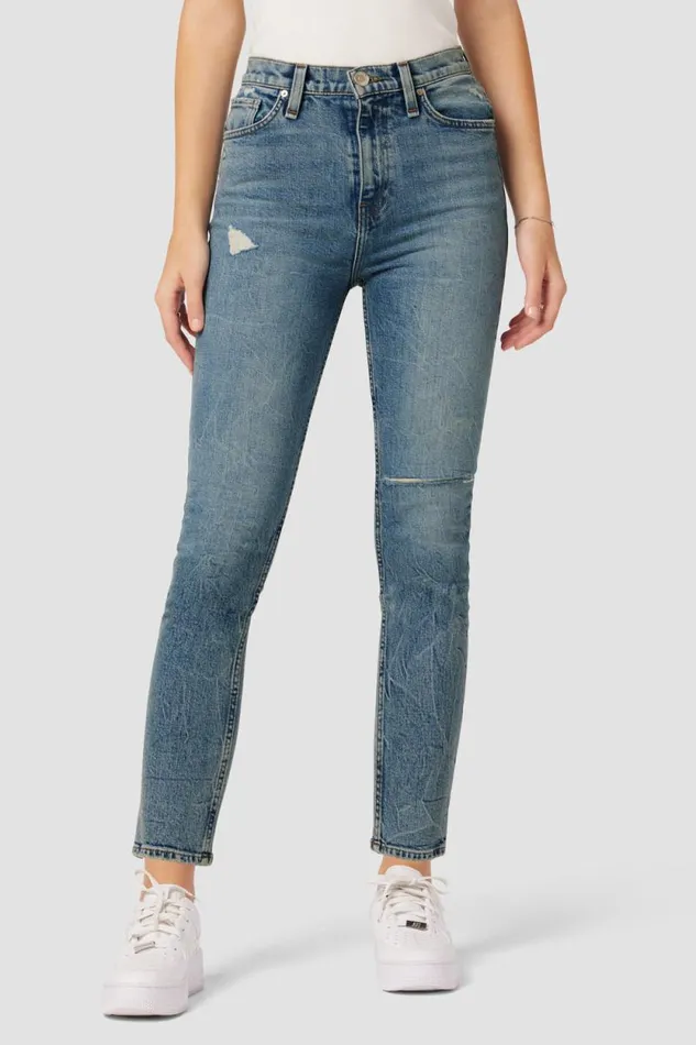 Skinny Women Hudson Jeans Harlow Ultra HighRise Cigarette Ankle Jean Nebula