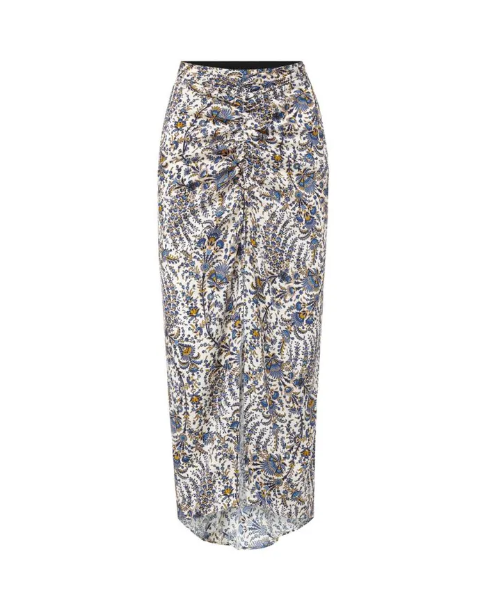 Skirts and Shorts Shop Veronica Beard Pixie Floral Skirt Ecru Multi