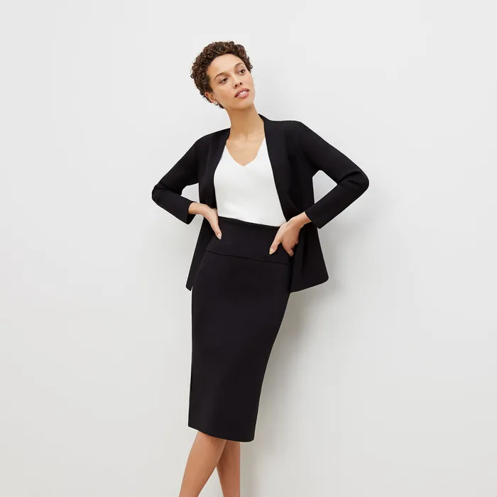 Skirts Women The Harlem Skirt 8211 Jardigan Knit Black M M LaFleur