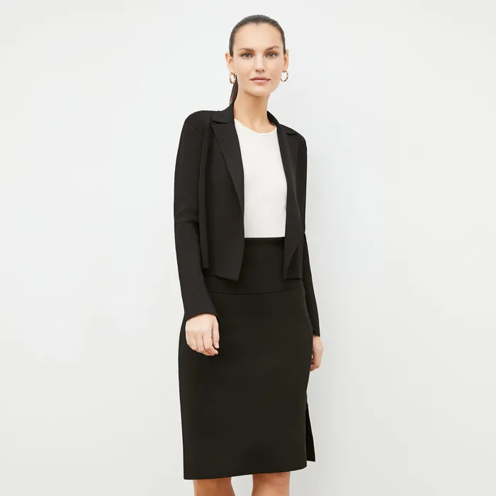Skirts Women The Harlem Skirt 8211 Jardigan Knit Black M M LaFleur