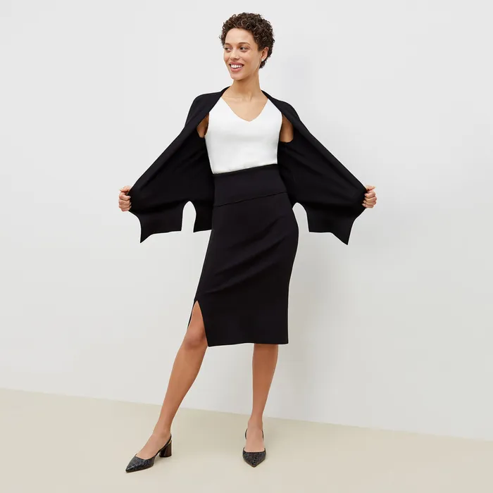 Skirts Women The Harlem Skirt 8211 Jardigan Knit Black M M LaFleur