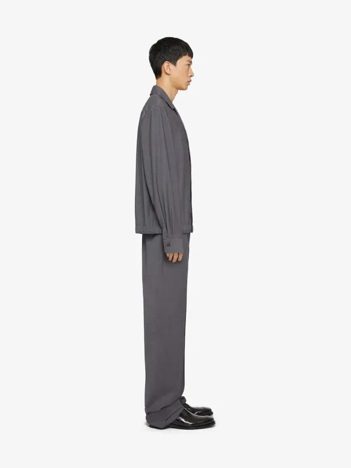 Slim Fit Jogger Pants In Wool Medium Grey Men Givenchy Pants and Shorts