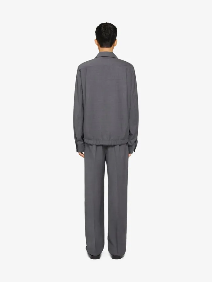 Slim Fit Jogger Pants In Wool Medium Grey Men Givenchy Pants and Shorts
