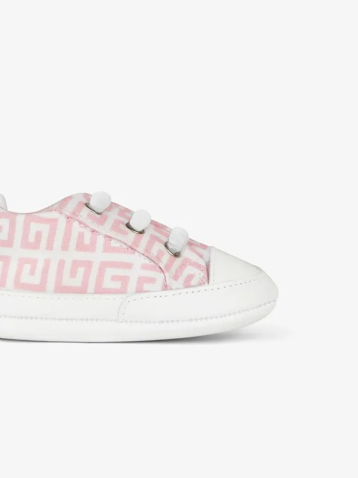 Slippers In 4g Jacquard Pale Pinkwhite Kids Givenchy