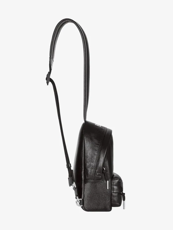 Small Essential U Backpack In Grained Leather Black Men Givenchy Backpacks