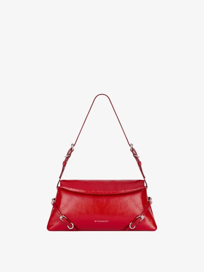 Small P039tit Voyou Bag In Patent Leather Vermillon Women Givenchy Shoulder Bags Small P039tit Voyou Bag In Patent Leather Vermillon Women Givenchy Shoulder Bags