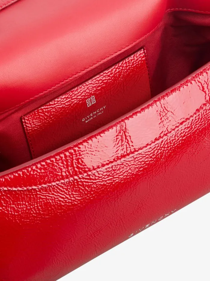 Small P039tit Voyou Bag In Patent Leather Vermillon Women Givenchy Shoulder Bags