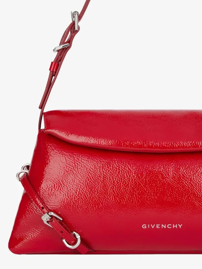 Small P039tit Voyou Bag In Patent Leather Vermillon Women Givenchy Shoulder Bags