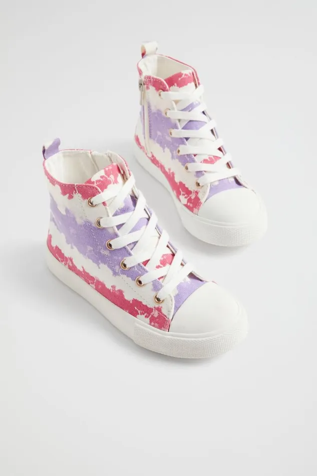 Sneakers and Trainers Girl Seed Heritage Tie Dye High Top Multi