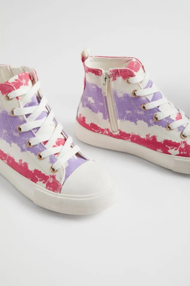 Sneakers and Trainers Girl Seed Heritage Tie Dye High Top Multi