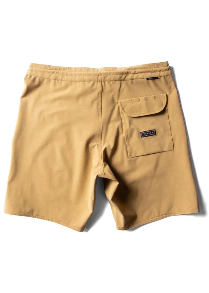 Solid Sets 185quot Boardshort Mustard Men Vissla Boardshorts