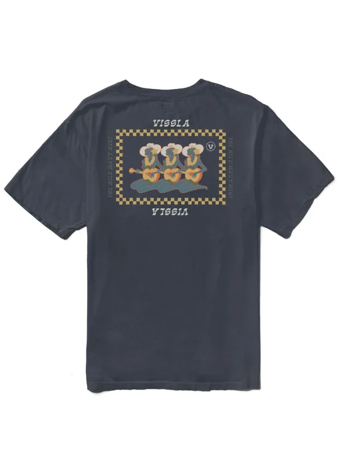 Soren Sernade Organic Pkt Tee Dark Naval Men Vissla Tees