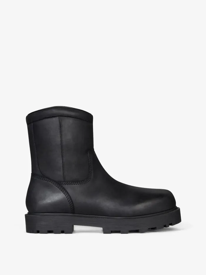 Storm Ankle Boots In Nubuck With Zip Black Men Givenchy Boots and Loafers