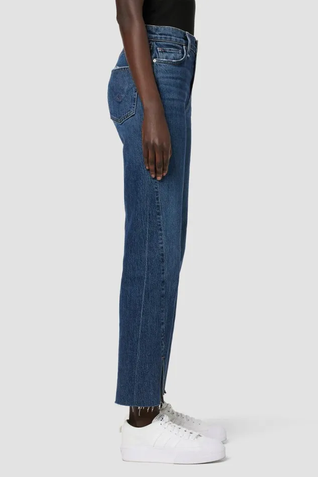 Straight Women Hudson Jeans Remi HighRise Straight Ankle Forward Seam Petite Jean W Slit Hem Indigo Breeze Straight Women Hudson Jeans Remi HighRise Straight Ankle Forward Seam Petite Jean W Slit Hem Indigo Breeze