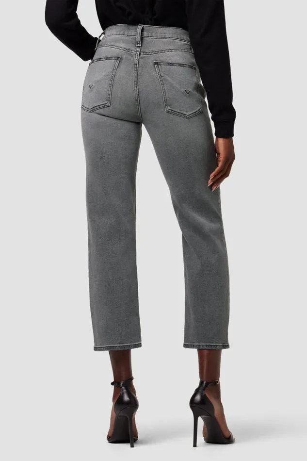 Straight Women Hudson Jeans Remi HighRise Straight Crop Jean Stone Grey Destructed Straight Women Hudson Jeans Remi HighRise Straight Crop Jean Stone Grey Destructed