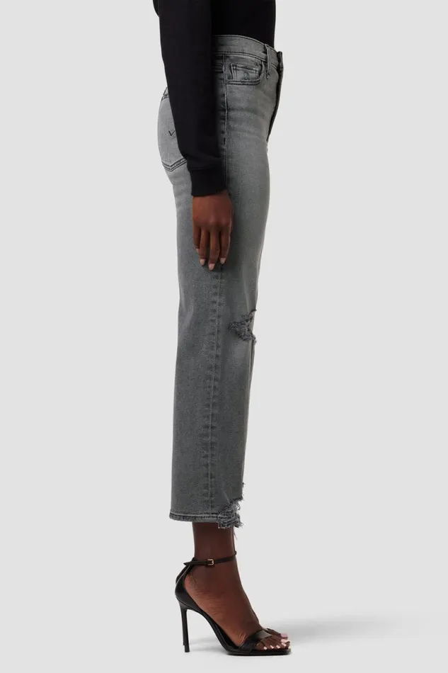 Straight Women Hudson Jeans Remi HighRise Straight Crop Jean Stone Grey Destructed Straight Women Hudson Jeans Remi HighRise Straight Crop Jean Stone Grey Destructed